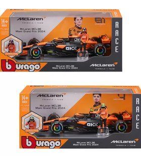 Автомодель з фігуркою - MCLAREN MCL38 (1:24)