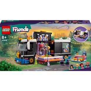Конструктор Lego Friends Автобус для музыкального тура поп-звезды (42619), комбинированый