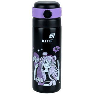 Термос Kite Anime Dream (K26-1222-2), 500 мл, чорний; фіолетовий