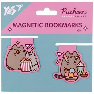 Закладки магнитные Yes "Pusheen candy", 2шт (708105)