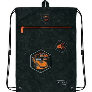 Сумка для обуви с карманом Kite Education Burn Out K22-601M-4, комбинированый