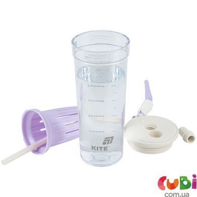 Стакан для води Kite, 650 мл, біло-ліловий (K25-1219-2)