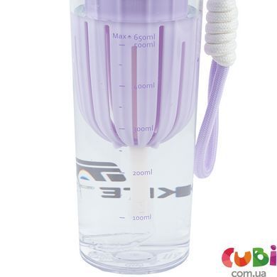 Стакан для води Kite, 650 мл, біло-ліловий (K25-1219-2)
