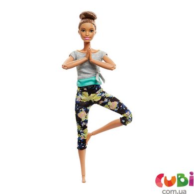Кукла Barbie Made to move Двигайся как я Шатенка обновленная (FTG82)