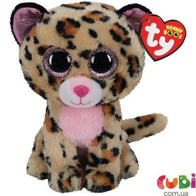 Детская игрушка мягконабивная TY Beanie Boos 36490 Леопард "LIVVIE" 25 см