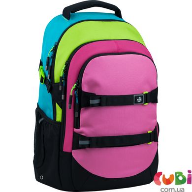 Рюкзак Kite Education teens 2576L-2, чорний, рожевий, бірюзовий, зелений