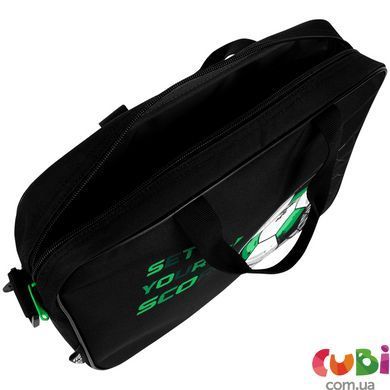 Шкільна текстильна сумка Kite A4, 1 від., 589 Football (K26-589-2), Чорний