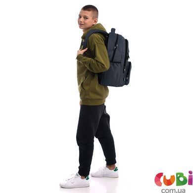 Рюкзак GoPack Education Teens 184 темно-серый (GO26-184L-4)