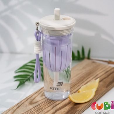 Стакан для води Kite, 650 мл, біло-ліловий (K25-1219-2)