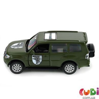 Автомодель серии "Шевроны Героев" - MITSUBISHI PAJERO 4WD TURBO - "93 ОМБ"