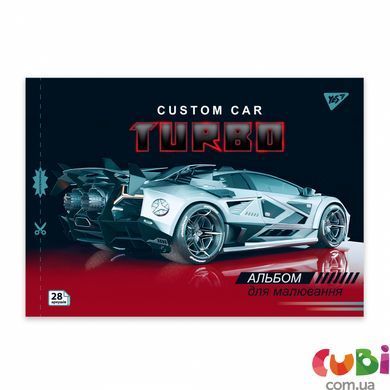 Тетрадь для рисования YES А4 28л/100 скоба, с перфорацией (Cars) (130606)