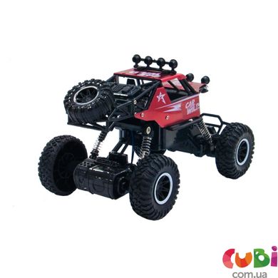 Автомобіль OFF-ROAD CRAWLER з р/к - CAR VS WILD (червоний, акум. 3,6V, метал. корпус, 1:20)