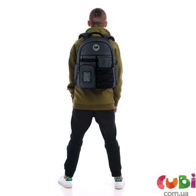 Рюкзак GoPack Education Teens 184 темно-серый (GO26-184L-4)
