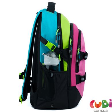 Рюкзак Kite Education teens 2576L-2, чорний, рожевий, бірюзовий, зелений