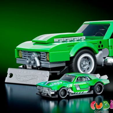 Коллекционная машинка конструктор Camaro серии Speed ​​Mattel Brick Shop, JFT16
