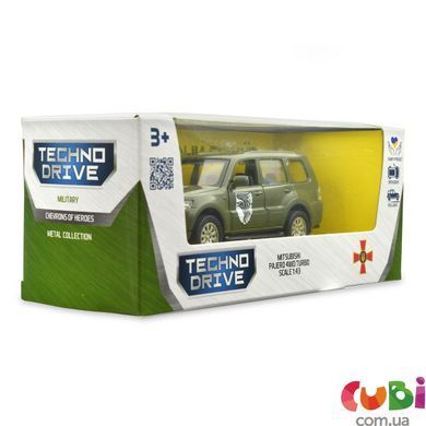 Автомодель серии "Шевроны Героев" - MITSUBISHI PAJERO 4WD TURBO - "93 ОМБ"