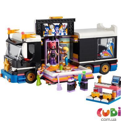 Конструктор Lego Friends Автобус для музичного туру поп-зірки (42619), комбінований
