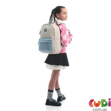Рюкзак GoPack Education Teens 147 бежевый, комбинированый