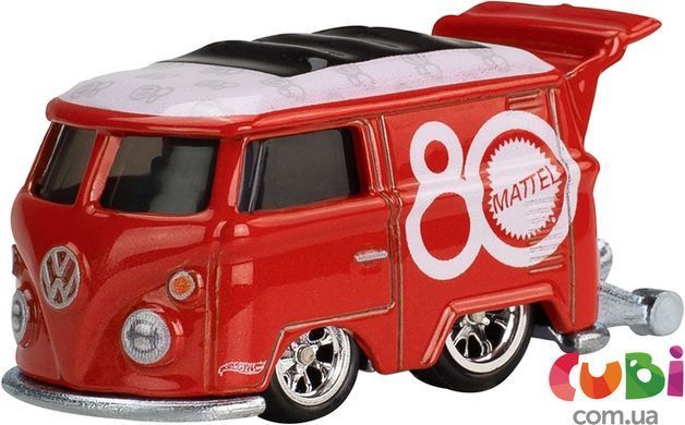 Колекційна модель машинки Volkswagen Kool Kombi Mattel 80th серії Поп культура Hot Wheels, JBL68, Різнобарвний
