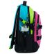 Рюкзак для подростка Kite Education K22-2576L-2, чорний, рожевий, бірюзовий, зелений