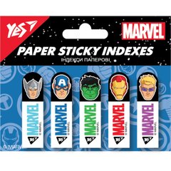 Індекси паперові YES "Marvel.Avengers" 50x15мм, 100шт (5x20) (170311)