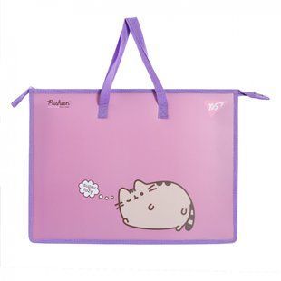 Папка портфель Yes А3 "Pusheen" с тканевыми ручками (492280)