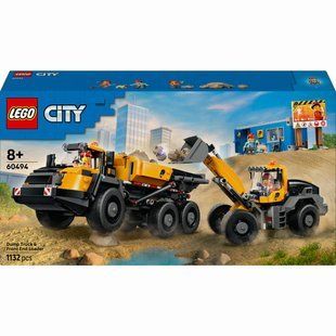 Конструктор Lego Самоскид і фронтальний ковшовий навантажувач City (60494)