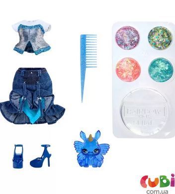 Ігровий набір з лялькою RAINBOW HIGH серії "Rainbow Shimmers" - СКАЙЛЕР (зі слаймом) (122418), комбинований