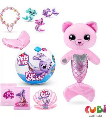 Интерактивный игровой набор PETS ALIVE серии "Furmaids" S1 &ndash; КОТЕНОК ПУРЛ, комбинированый
