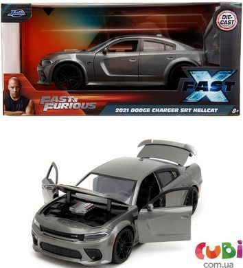 Металева модель автомобіля Jada Fast & Furious, Додж Чарджер (2021), масштаб 1:24, 8+
