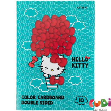 Картон кольоровий двосторонній Kite Hello Kitty HK21-255, принт