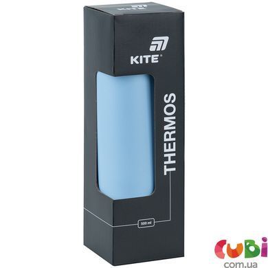 Термос Kite 500 мл, блакитний (K25-1224-2)