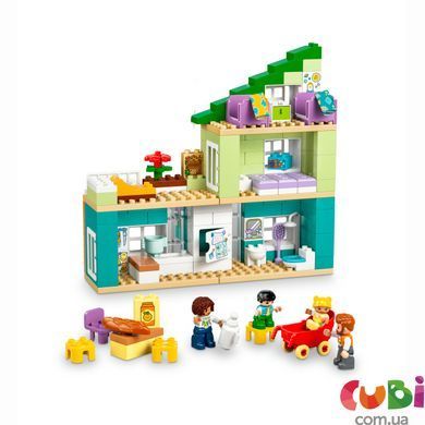 Конструткор LEGO DUPLO Town 3-в-1 Сучасний родинний будинок із фігурками (10470)
