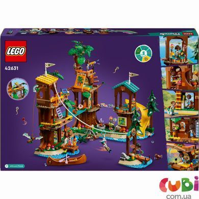 Конструктор Lego Friends Будиночок на дереві в пригодницькому таборі (42631), комбінований