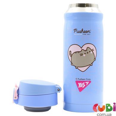 Термос Yes "Pusheen" 350 мл, блакитний (708331)
