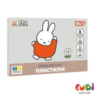 Пластилин Yes, 8 цветов, 160г "Miffy" (540717)