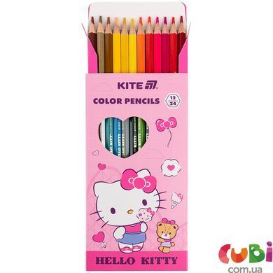 Олівці Kite кольорові двосторонні, 12 шт. HK (HK25-054-1)