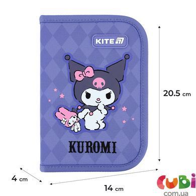 Пенал без наповнення Kite Kuromi HK25-621-2, 1 відділення, 1 клапан, комбінований