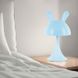 Світильник-нічник LED з акумулятором Kite Simple Rabbit K25-317-1-3, блакитний