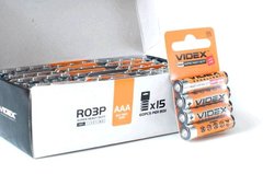 Батарейка Videx R03 (плівка-4 шт.)