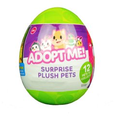 Мягкая игрушка-сюрприз в яйце ADOPT ME! S2 – ЗАБАВНЫЕ ЗВЕРЮШКИ (12 видов, в ассорт.)