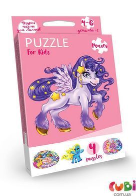 Развивающие пазлы для малышей DANKO TOYS Puzzle For Kids (PFK-05,06,07,08,09)