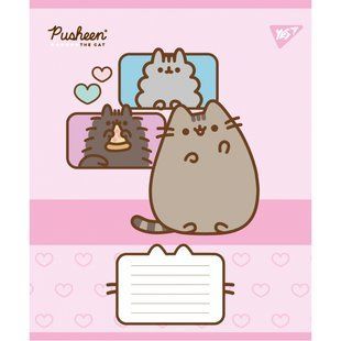 767603 А5 12 лін. Yes Pusheen Funny, зошит учнівський шкільний