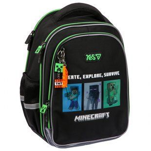 Школьный рюкзак Yes S-111M Minecraft Reality (550244)