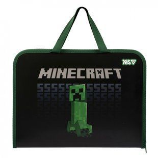 Папка портфель YES FC на молнии с тканевыми ручками "Minecraft" (492168)