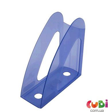 Лоток пластиковый для бумаг вертикальный Радуга, JOBMAX, фиолетовый (80618)