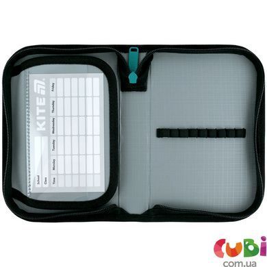 Пенал Kite 1 отделение, 1 отворот, без наполнения 621 Play the Game (K26-621-8), Чорний
