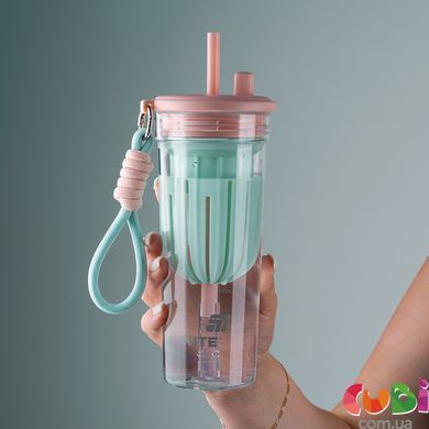 Стакан для воды Kite, 650 мл, розовато-зеленый (K25-1219-1)