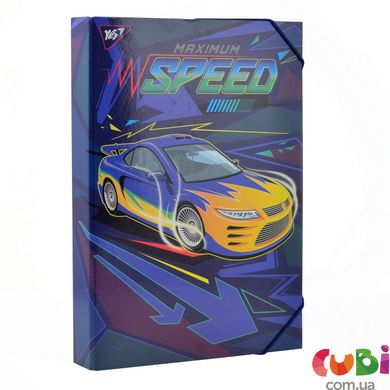 Папка для работы YES картонная А4 "Speed ??car" (491679)