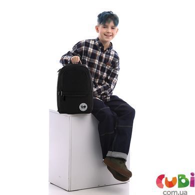 Рюкзак GoPack Education Teens 119S чорний, Чорний